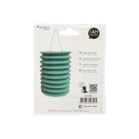 I AM CREATIVE Lanterne en papier,10cm 6010.969 2 pcs. Menthe