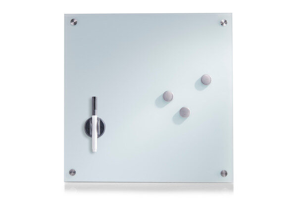 ZELLER Glas-Magnettafel 11600 weiss, 40x40cm