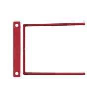 DUFCO Heftverschluss 51006 D-Clip rot 20 Stk.