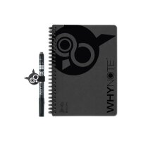 WHYNOTE Carnet A5 WNBOK001 kit de démarrage, noir