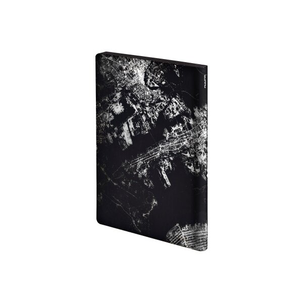 NUUNA Notizbuch GRAPHIC L A5 350053634 FLIGHT NYC ,dots 88 Blatt