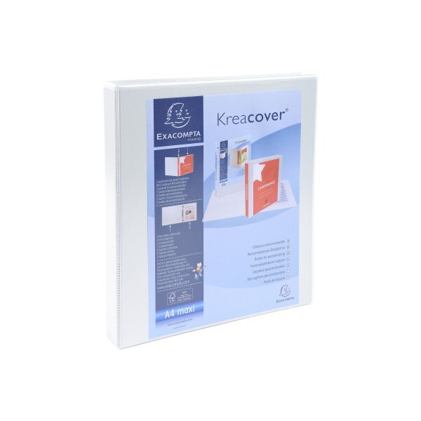 EXACOMPTA Präsentationsordner 51940E A4 4-Ring 3.8cm