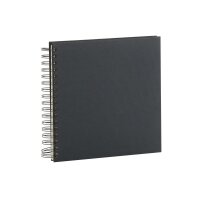 RÖSSLER Fotoalbum 1329452706 23x23cm, schwarz/off-white