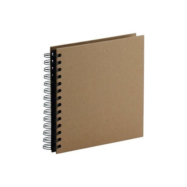 RÖSSLER Fotoalbum 1329452625 18x18cm, kraft/schwarz