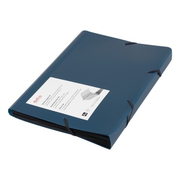 DUFCO Expanding File A4 13 F&auml;cher blau metallic 13 F&auml;cher