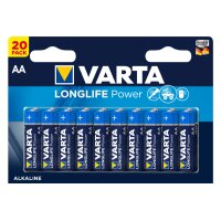 VARTA Pile Longlife Power 4906121420 AA/LR06, 20...