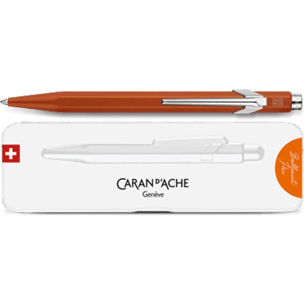 CARAN DACHE Kugelschreiber 849 Colormat-X 849.776 orange, Slimpack