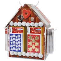 HERMA Weihnachts-Sticker DECOR, Thekendisplay Lebkuchenhaus
