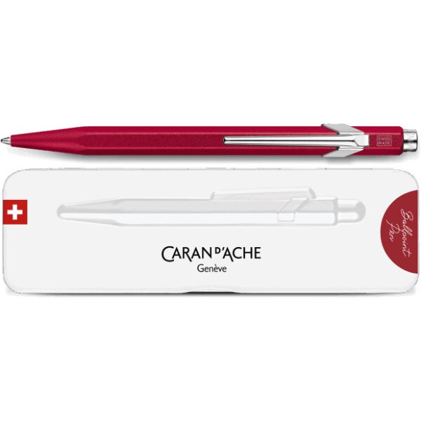 CARAN DACHE Kugelschreiber 849 Colormat-X 849.585 rot, Slimpack