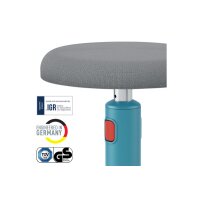 LEITZ Tabouret assis/debout Cosy 6518-00-61 bleu haut...