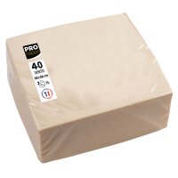 PROnappe Dinner-Servietten, 380 x 380 mm, elfenbein