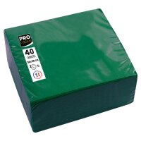 PROnappe Dinner-Servietten, 380 x 380 mm, tannengrün