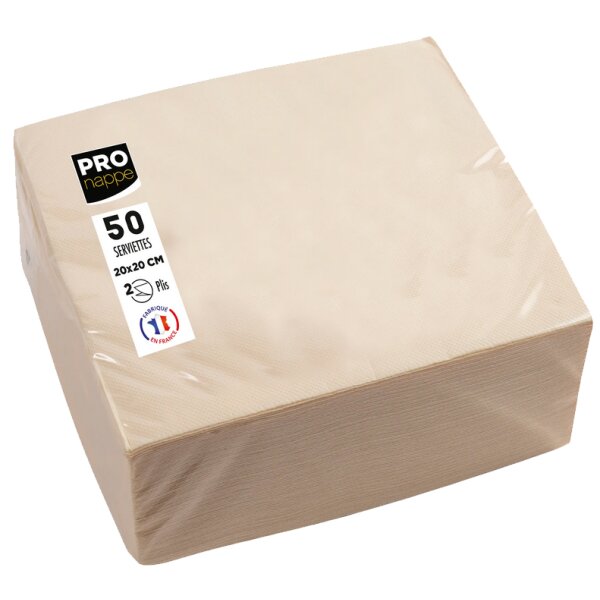 PROnappe Serviette cocktail, 200 x 200 mm, jaune