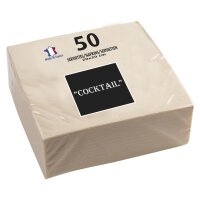 PROnappe Serviette cocktail, 200 x 200 mm, ivoire