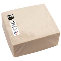 PROnappe Serviette cocktail, 200 x 200 mm, ivoire