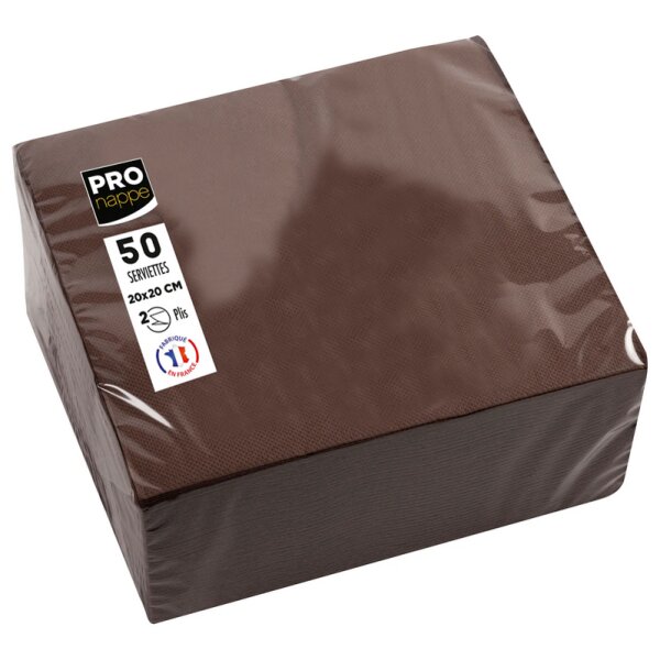 PROnappe Serviette cocktail, 200 x 200 mm, bordeaux