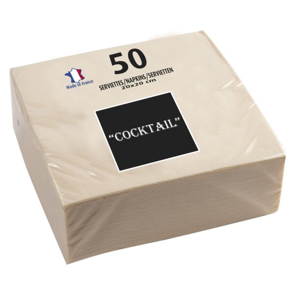 PROnappe Serviette cocktail, 200 x 200 mm, vert kiwi