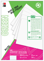 Marabu Green Bloc de papier Nature Mix, A4, blanc