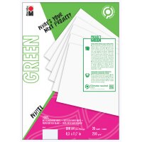 Marabu Green Malblock White, DIN A4, weiss