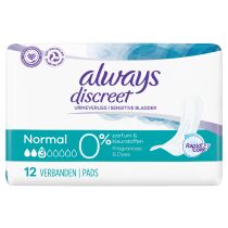 always Discreet Inkontinenz-Einlage Normal 0%