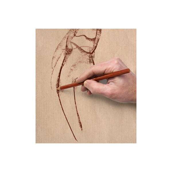 CLAIREFONTAINE Block geleimt A5 96544C Braun 100 Blatt
