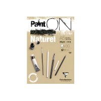 CLAIREFONTAINE PaintOn A5 96539C Natur 30 Blatt