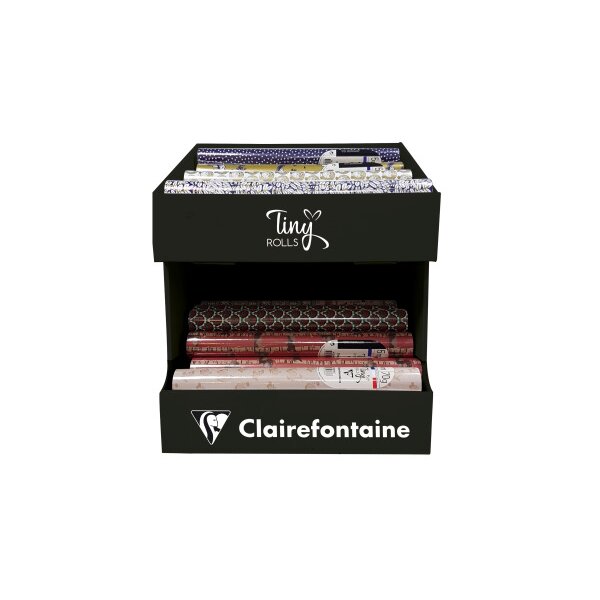 CLAIREFONTAINE Display Karton tiny 200610C 40 Rollen