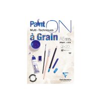 CLAIREFONTAINE PaintOn gekörnt A5 975048C Weiß...