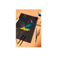 CLAIREFONTAINE PaintOn A5 975168C Schwarz 20 Blatt