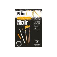 CLAIREFONTAINE PaintOn A5 975168C Schwarz 20 Blatt