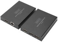 DIGITUS Kit dextension KVM HDMI IP, noir