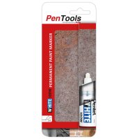 Pentel Permanent-Marker X100W, Rundspitze, weiss