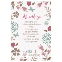 SUSY CARD Geburtstagskarte Lyrics Lächeln