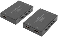 DIGITUS HDMI Extender Set, 4K 60Hz, 70 m, schwarz