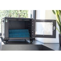 DIGITUS Mobiler Ladeschrank für Tablets, 16 Ladeplätze