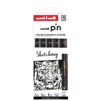uni-ball Feutre technique PIN Manga Shojo PF, set de 5