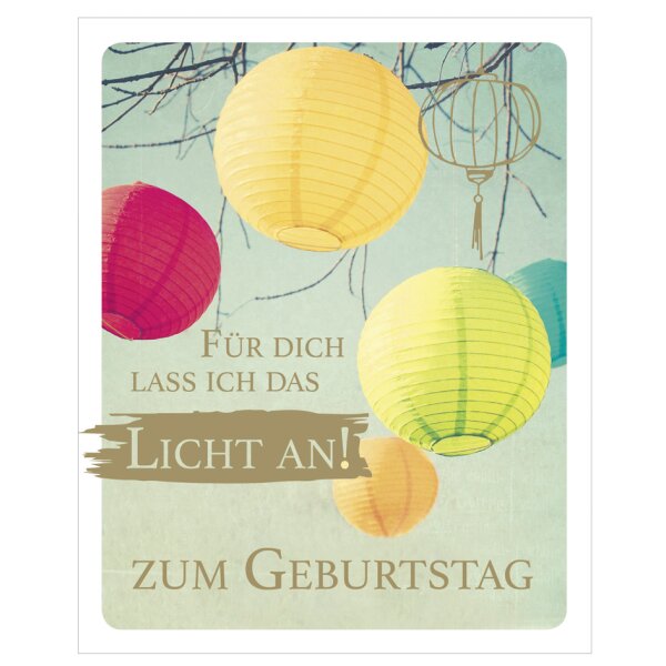 SUSY CARD Geburtstagskarte Snapshot "Einhorn"