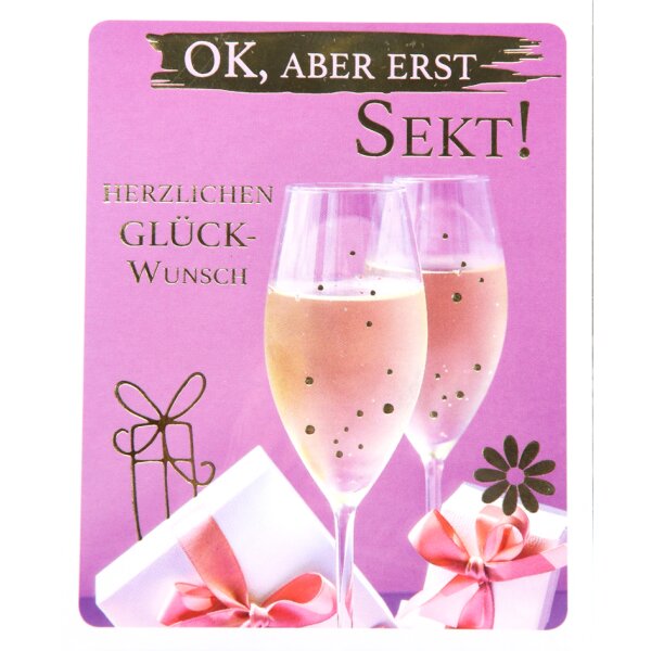 SUSY CARD Geburtstagskarte Snapshot "Einhorn"
