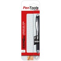 Pentel Liquid Gel-Tintenroller EnerGel Document, 2er Etui