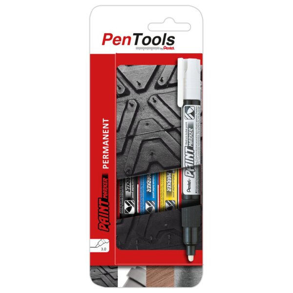 Pentel Marqueur peinture PAINT MARKER MMP20, &eacute;tui de 4