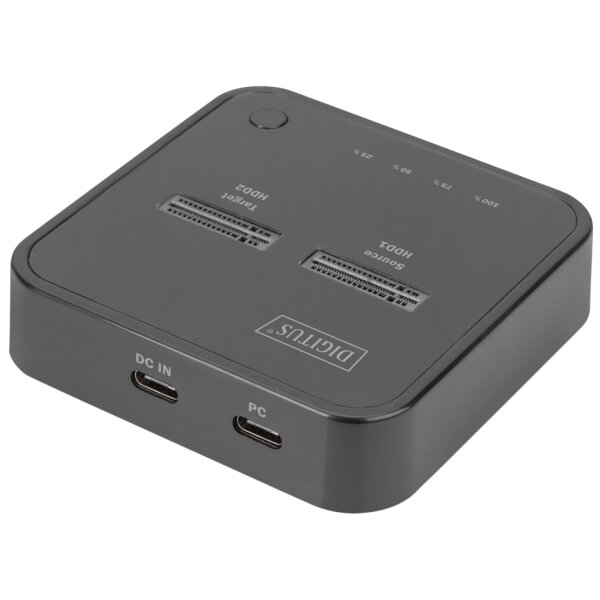 DIGITUS Station daccueil SSD avec fonction de clonage hors