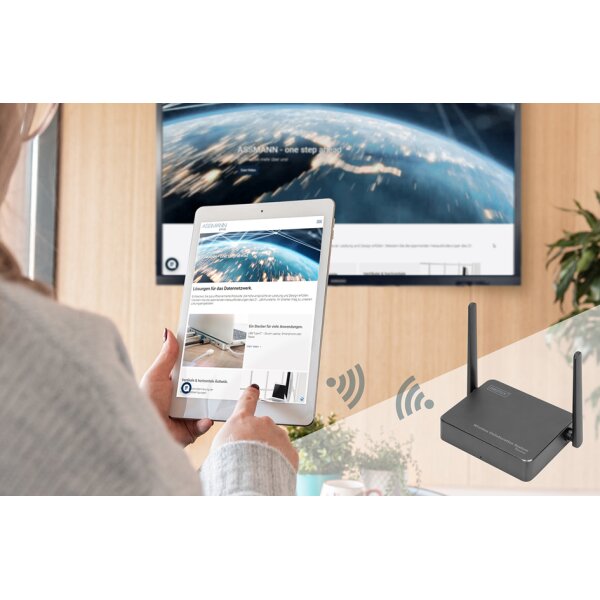 DIGITUS Système de présentation sans fil Click & Present Pro