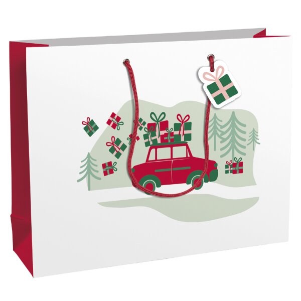 Clairefontaine Sac cadeau de Noël Hohoho, shopping