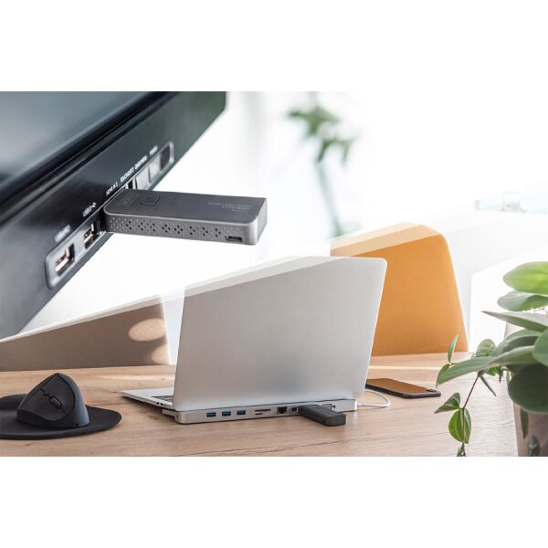 DIGITUS Kit dextension sans fil HDMI, 50 m, noir