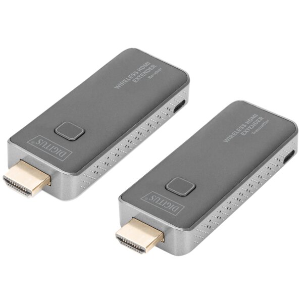 DIGITUS Kit dextension sans fil HDMI, 50 m, noir