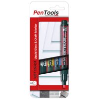 Pentel Kreidemarker WET EARASE SMW26, 4er Etui, sortiert
