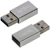 LogiLink USB 3.2 Gen1 Adapter, USB Stecker - USB Kupplung