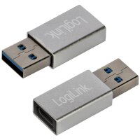 LogiLink Adaptateur USB 3.2 Gen1, USB mâle - USB...