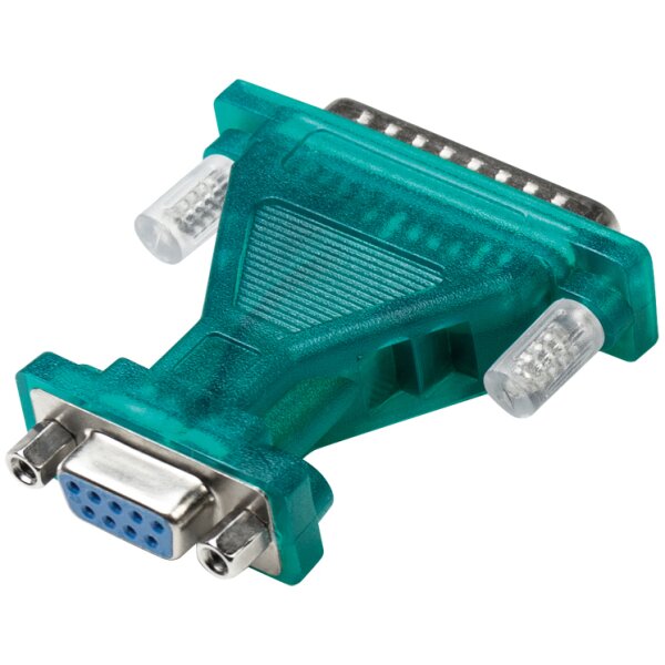 LogiLink USB 2.0 - RS232 9 25 Pol Adapter mit Verlängerungs-