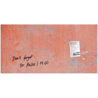 sigel Tableau magnétique en verre artverum Red Wall
